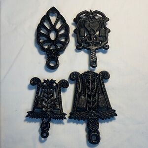Vintage Cast Iron Mini Trivets